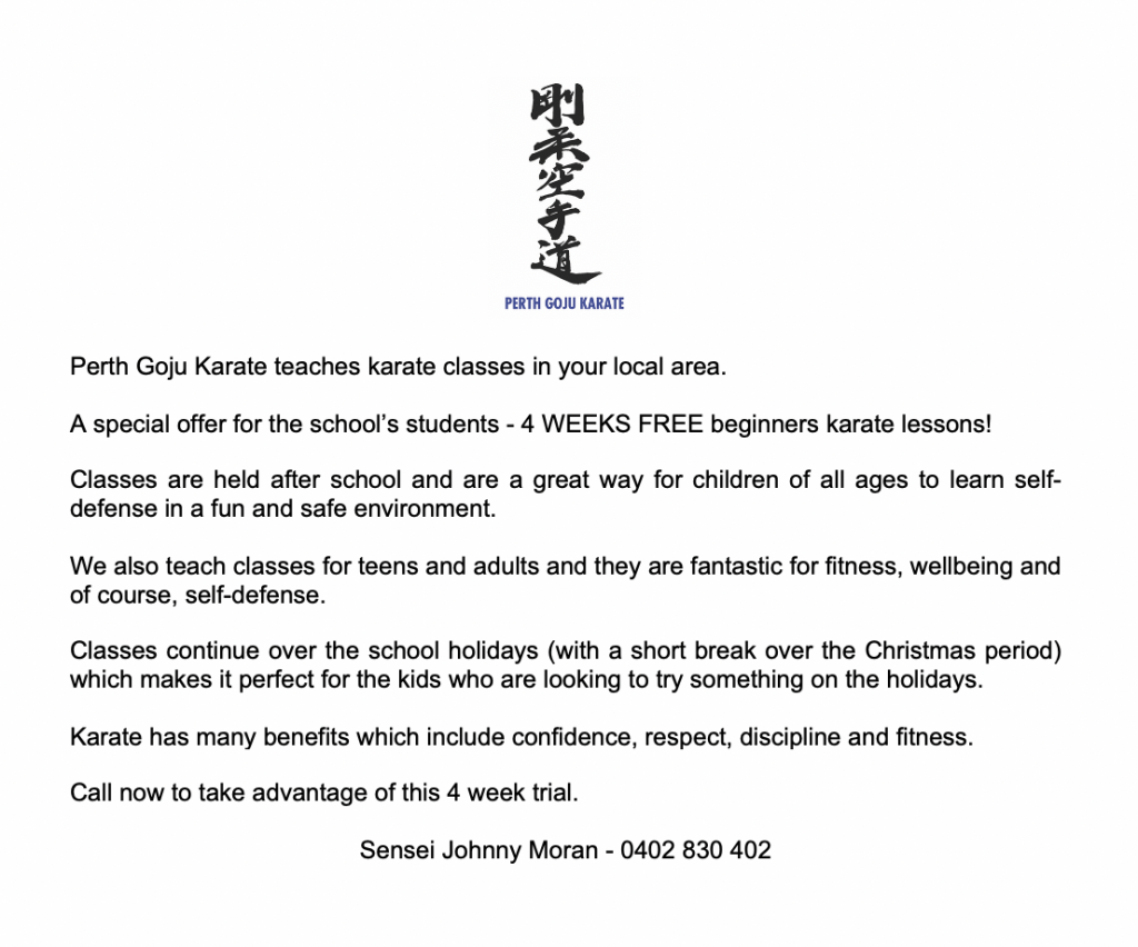 Perth Goju Karate 2