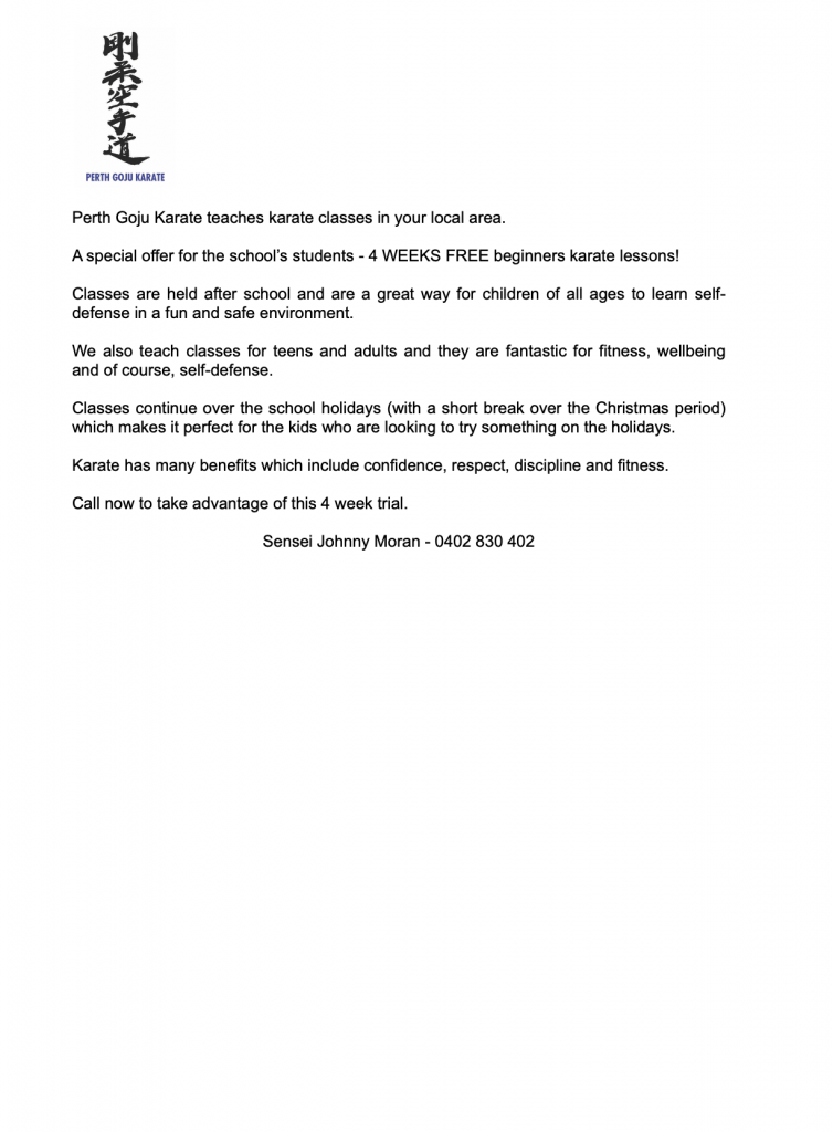 Koju Karate is here! 2