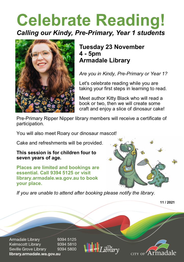 Celebrate reading at the City of Armadale Library! 2